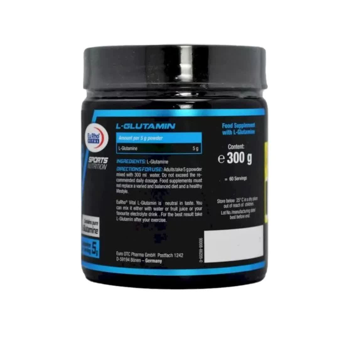 پودر ال گلوتامین 5000 یوروویتال _ 300 گرم