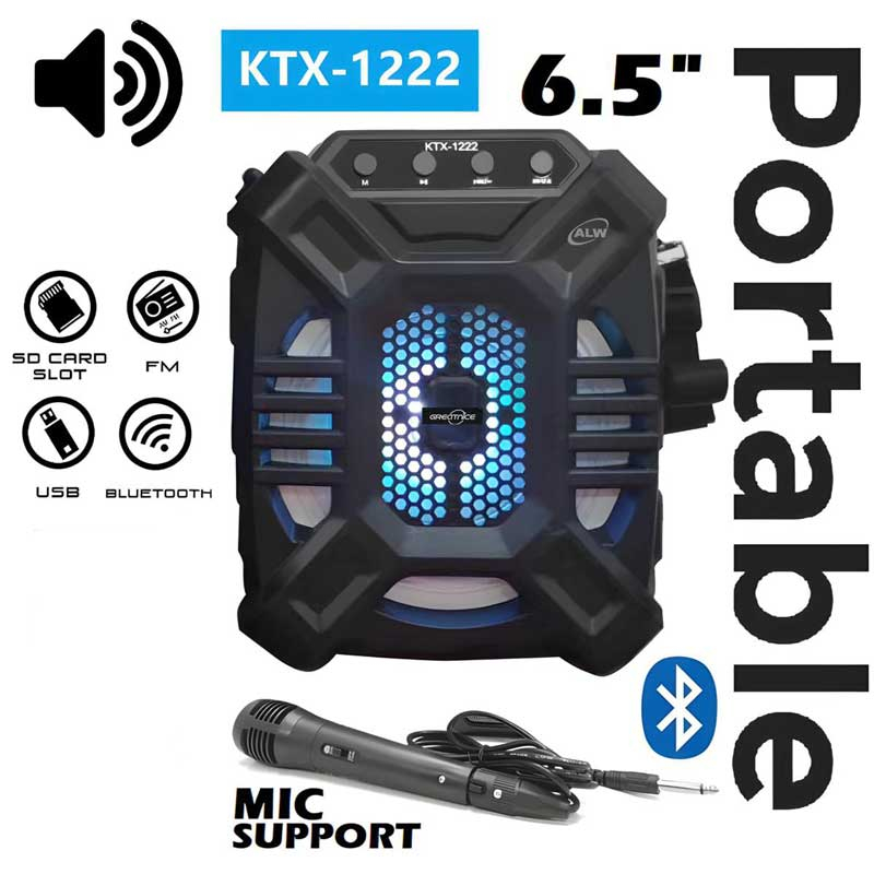 اسپیکر بلوتوثی قابل حمل ای ال دبلیو مدل GTS-1222