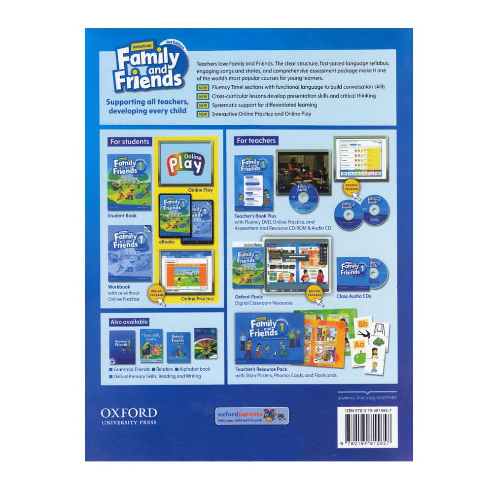 کتاب American Family And Friends Second Edition اثر Tamzin Thompson and Naomi Simmons انتشارات آرماندیس جلد 1 تا 3