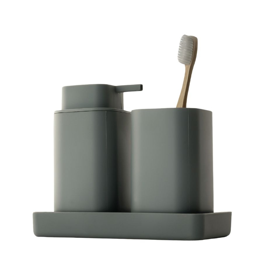 ست سرویس بهداشتی 3 تکه کنتراست مدل مربع