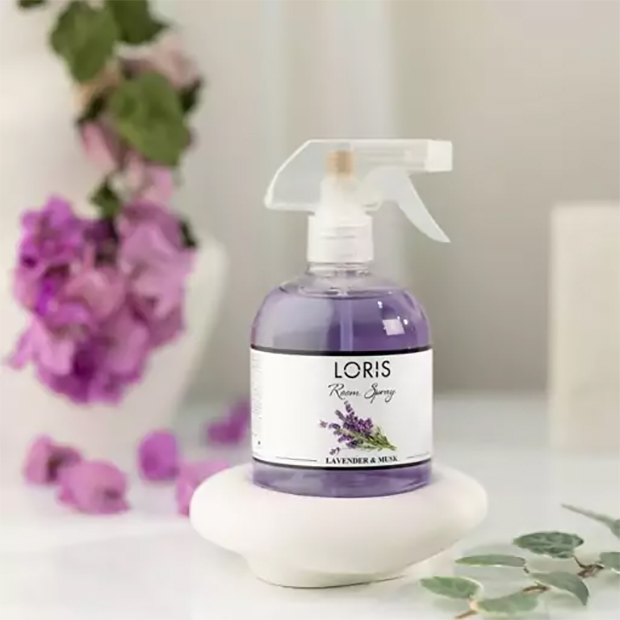 اسپری خوشبوکننده لوریس مدل  Lavender&Musk حجم 500 میلی لیتر
