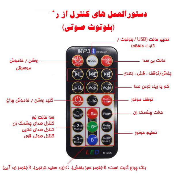 رقص نور مدل MD-WJ09s