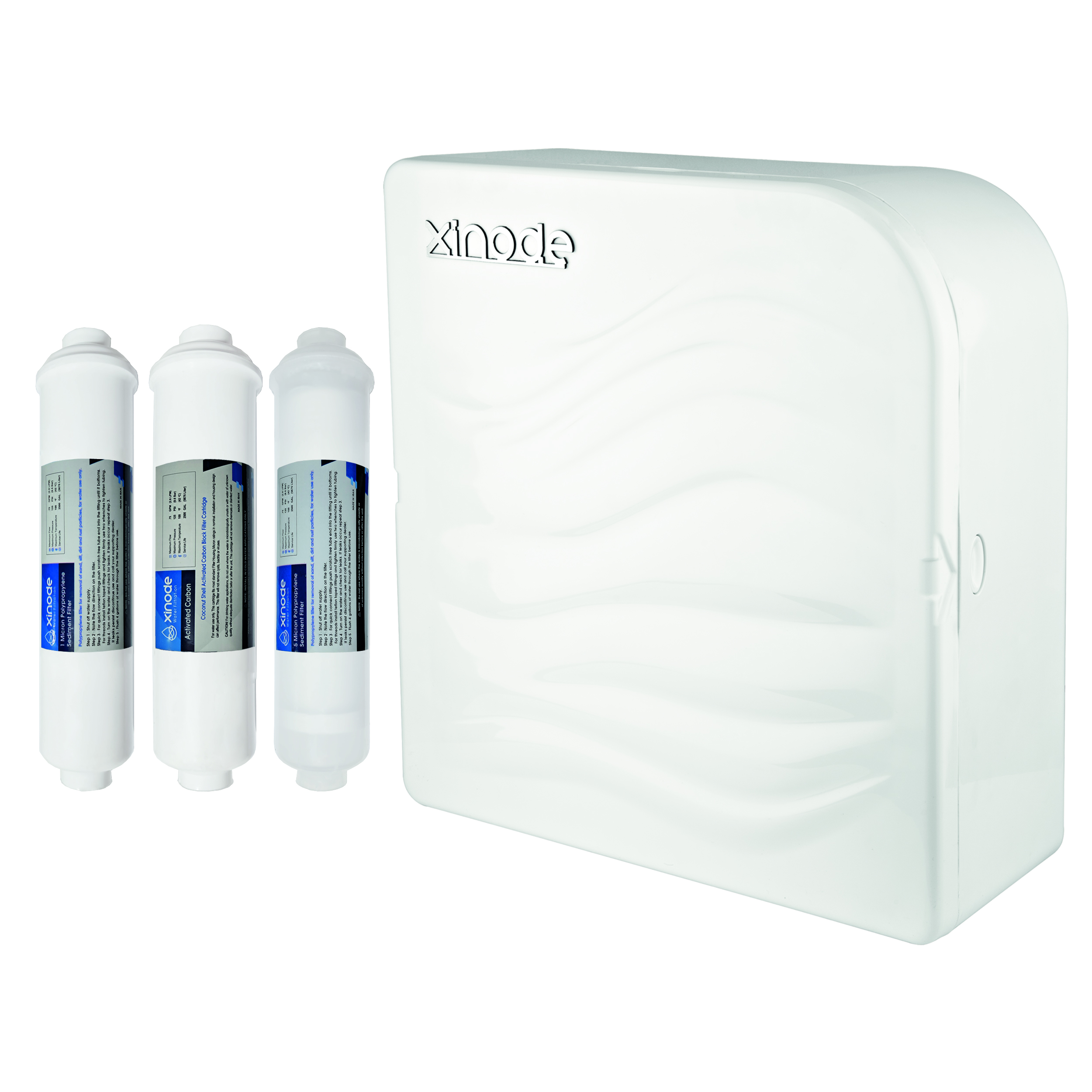 دستگاه تصفیه کننده آب زینود مدل کیسی CX107-W3INLINEF به همراه فیلتر اینلاینی