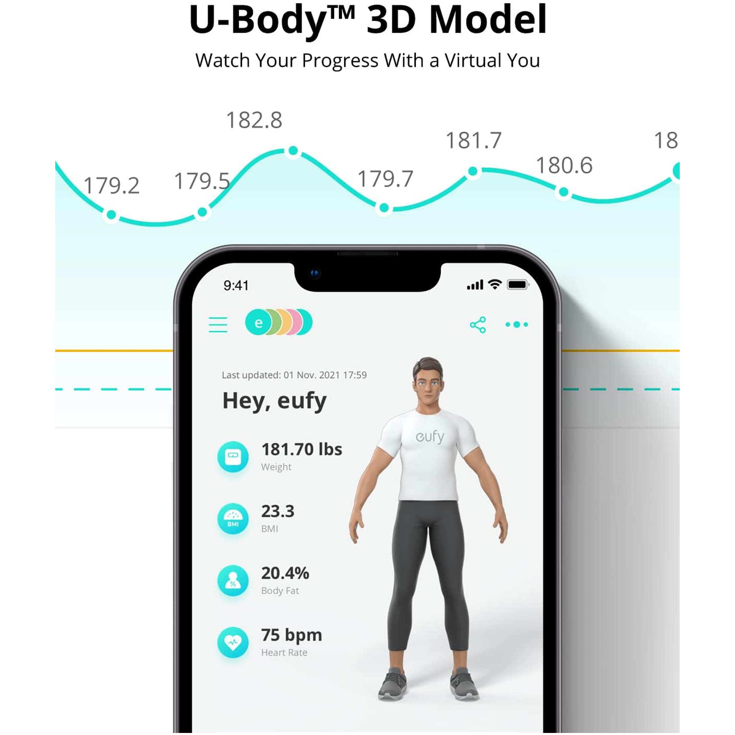 ترازو دیجیتال یوفی مدل Smart Scale P2 Pro