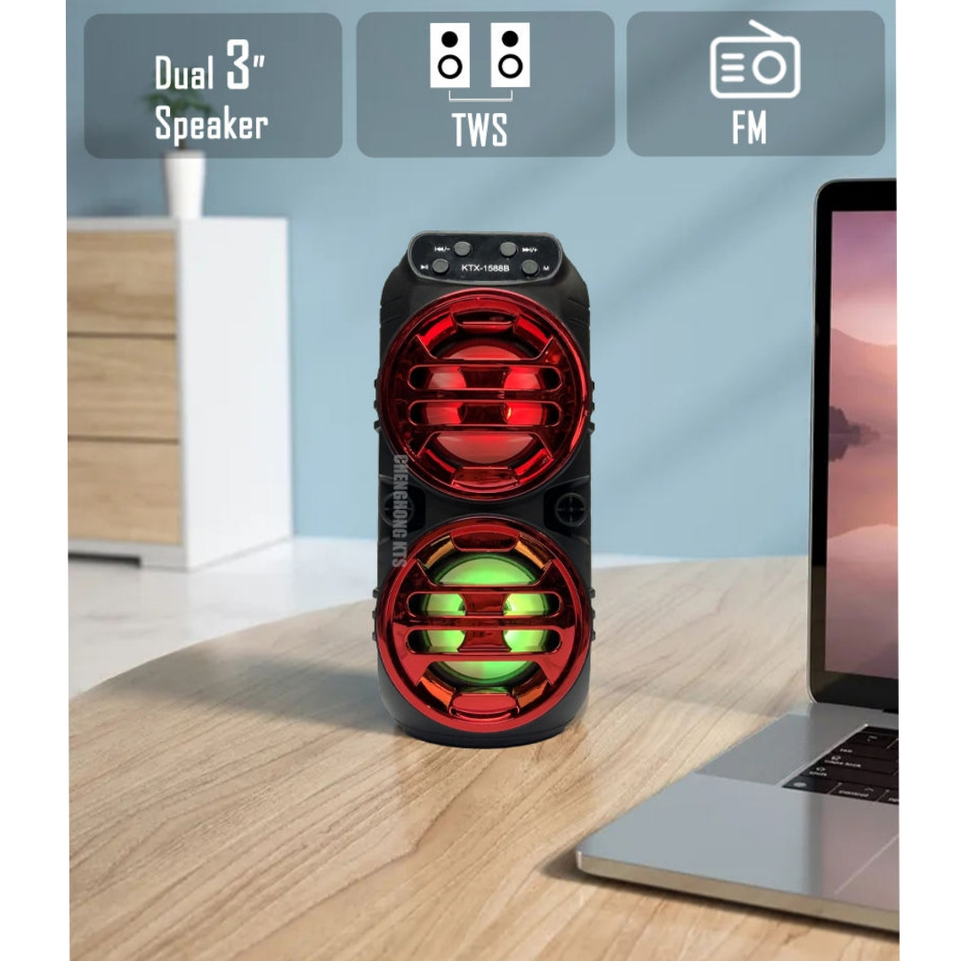 اسپیکر بلوتوثی قابل حمل مدل KTX-1588B