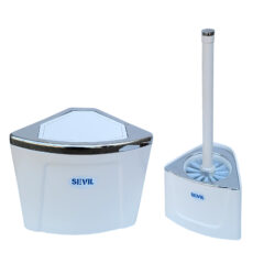 ست سطل زباله و فرچه مدل سویل کد 101