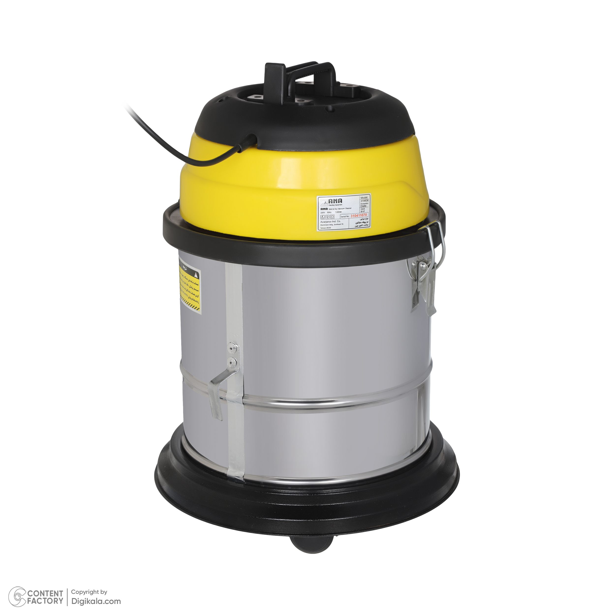 جاروبرقی صنعتی 1300 وات آنا مدل 31WD Eco ظرفیت 30 لیتر