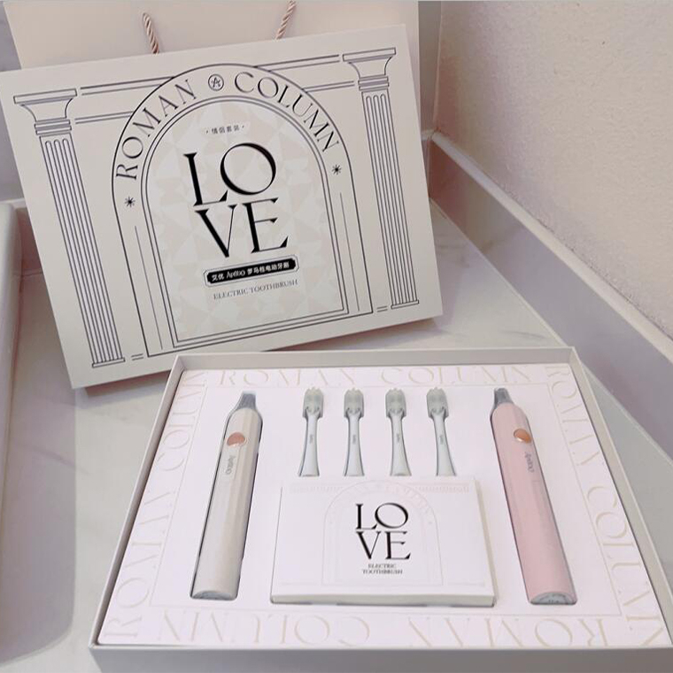 مسواک برقی آپیو مدل T12-A به همراه 4 سری یدک  مجموعه 2 عددی