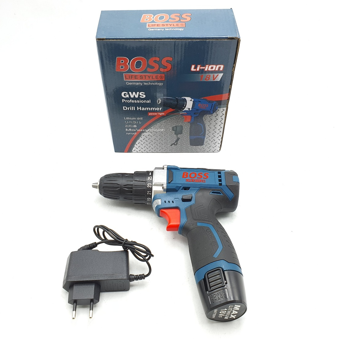 پیچ گوشتی شارژی باس مدل GWS-18V