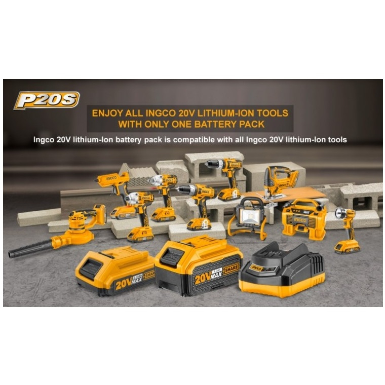 شارژر باتری 20 ولت 2 آمپر اینکو مدل FCLI-2001-20v-2.0Ah