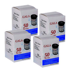 نوارتست قندخون گالا مدل OK-2AJ چهار بسته 50 عددی