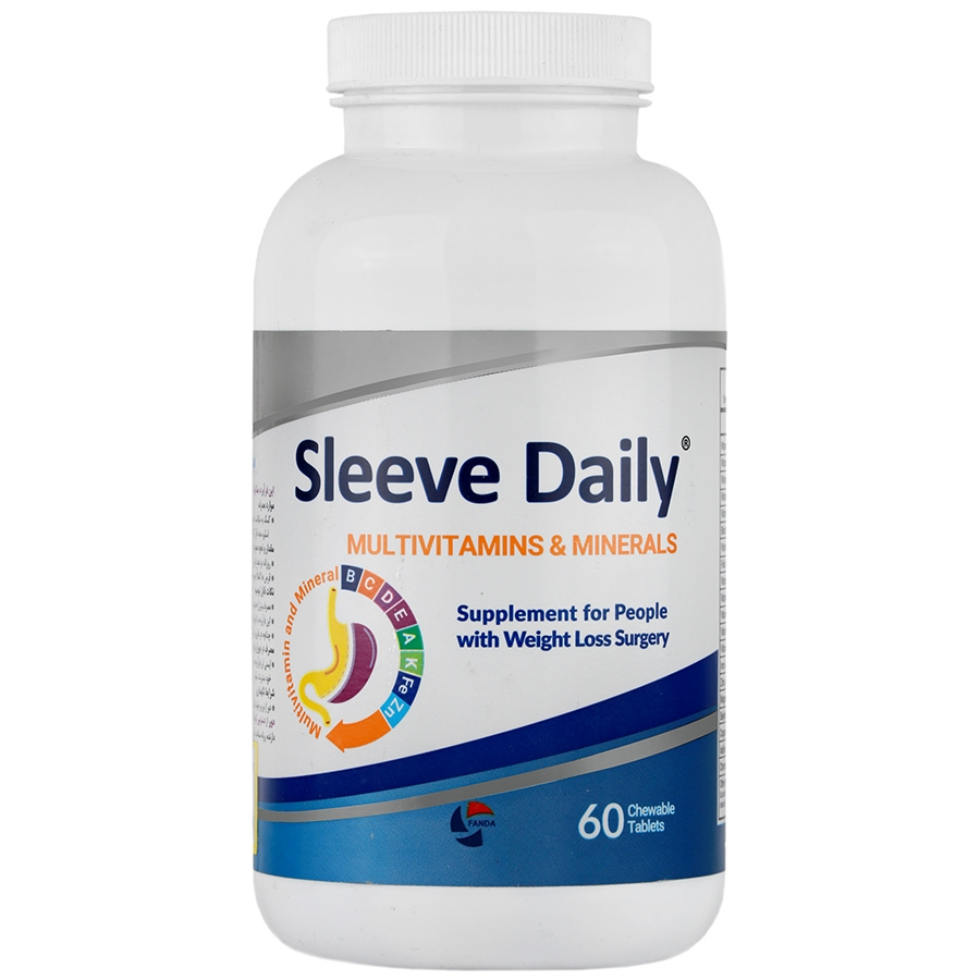 قرص مولتی ویتامین و مینرال اسلیو دیلی فندا بسته 60 عددی