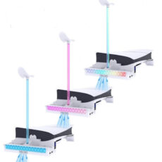 فن خنک کننده و شارژر دسته و پایه نگهدارنده پلی استیشن 5 پی جی تک مدل GP-533