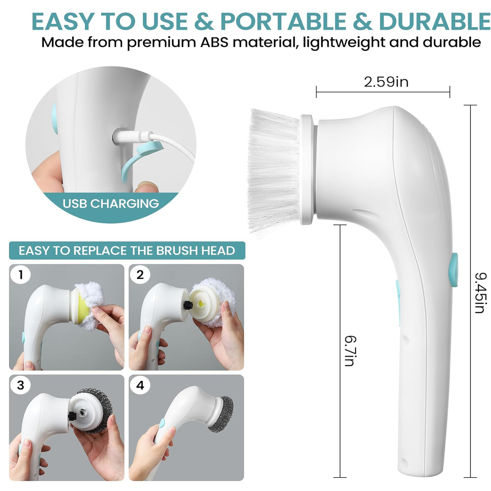 فرچه شارژی مدل magic5