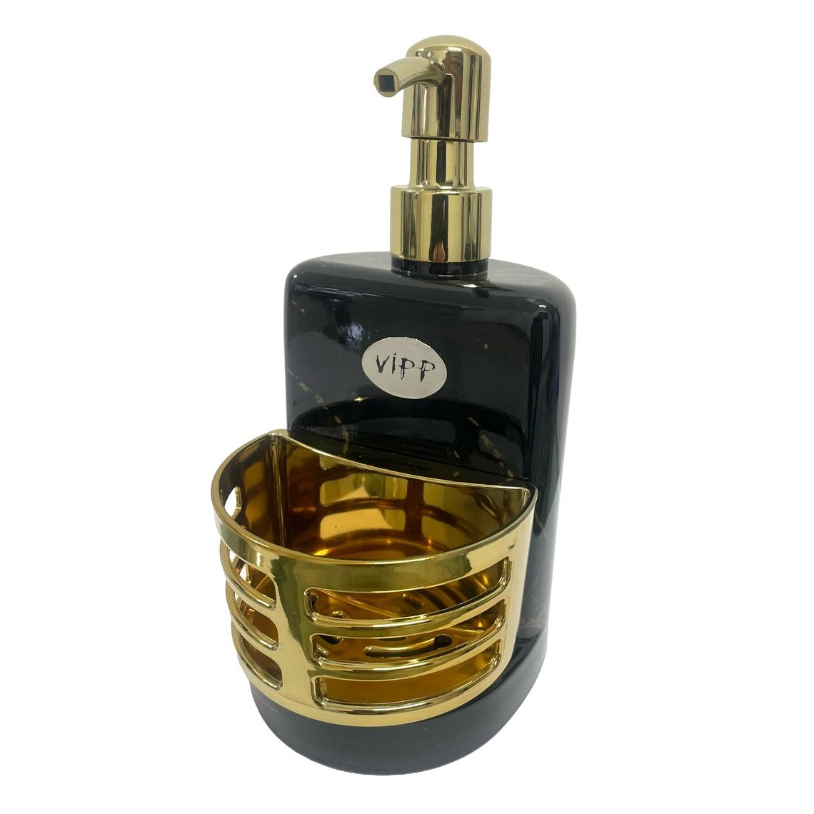 مخزن مایع ظرفشویی مدل ماهور ماربل طرح گلد