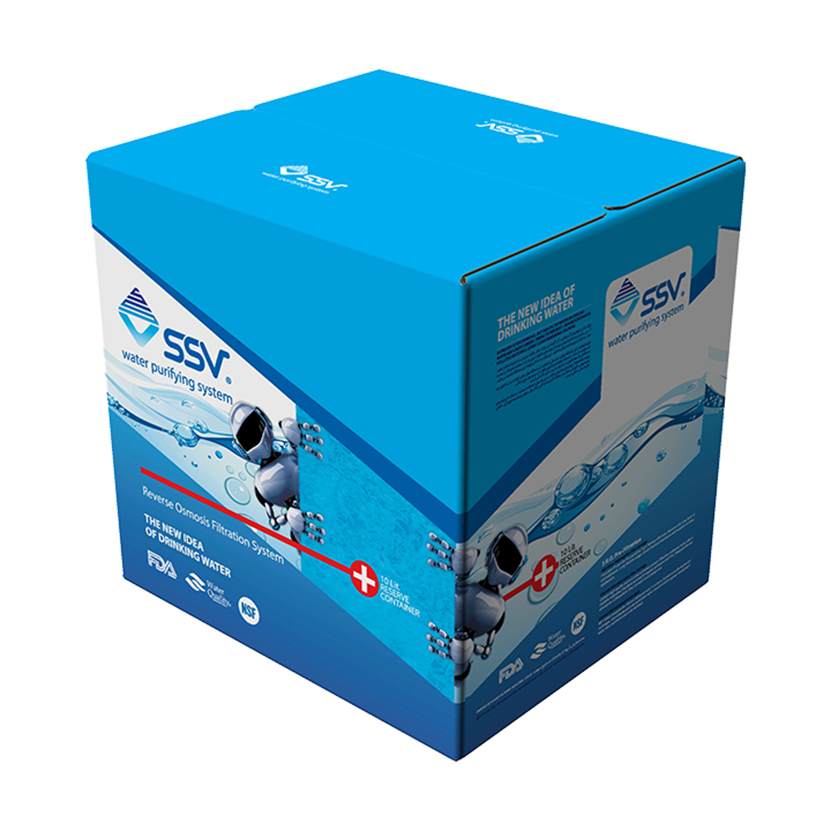 دستگاه تصفیه کننده آب اس اس وی مدل UltraPro X1000 به همراه فیلتر بسته 4 عددی