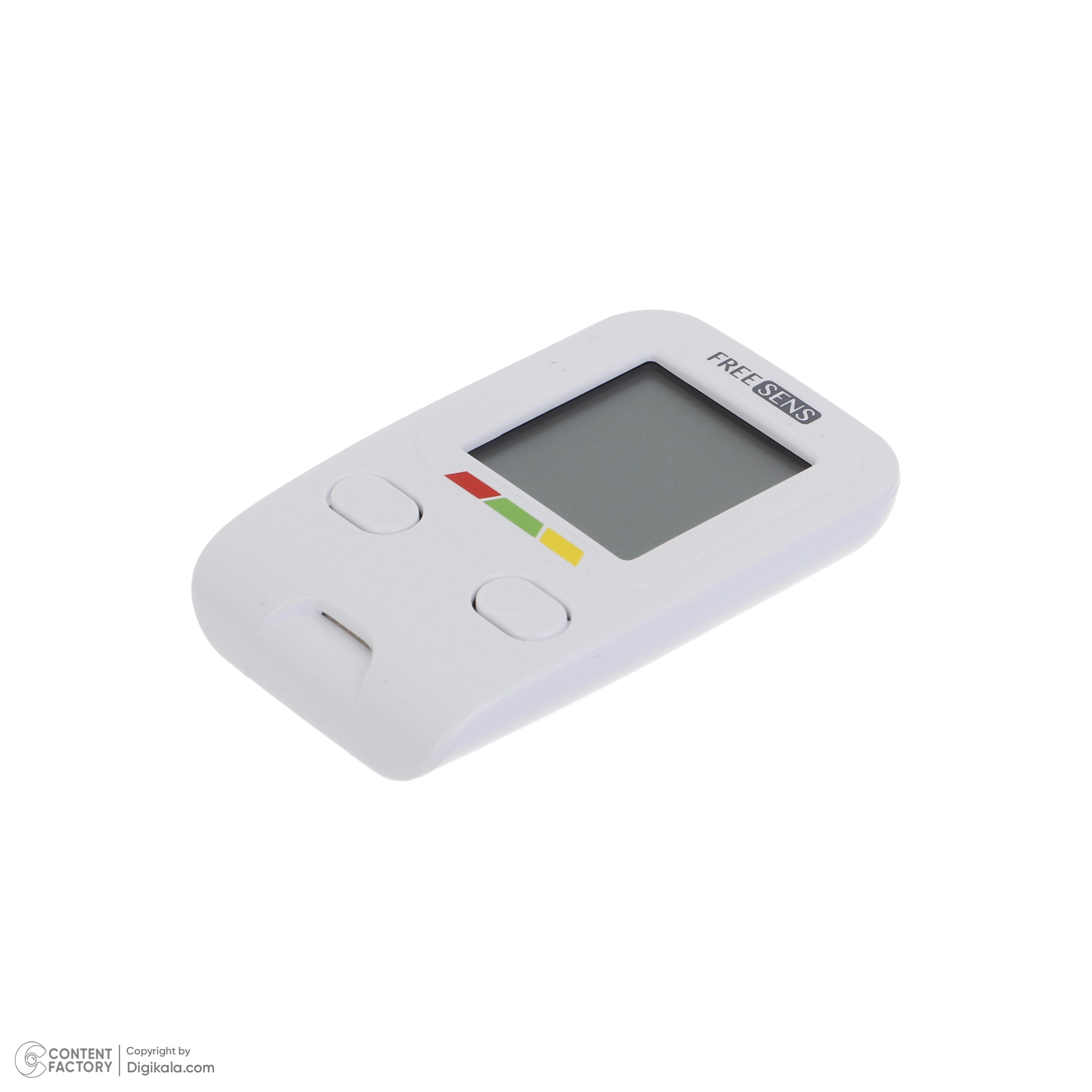 دستگاه تست قند خون فریسنس مدل TAG به همراه قلم و بسته 30 عددی سوزن تست قند خون