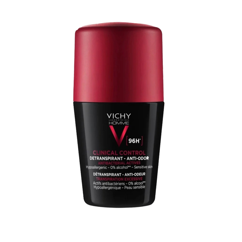 رول ضد تعریق ویشی مدل CLINICAL CONTROL 96H حجم 50 میلی لیتر