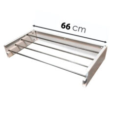 بند رخت دیواری آرامش سازان مدل تاشو کد S66