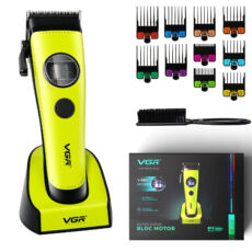 ماشین اصلاح موی سر و صورت شارژی وی جی ار مدل V-880C.V-880T  مجموعه 2 عددی