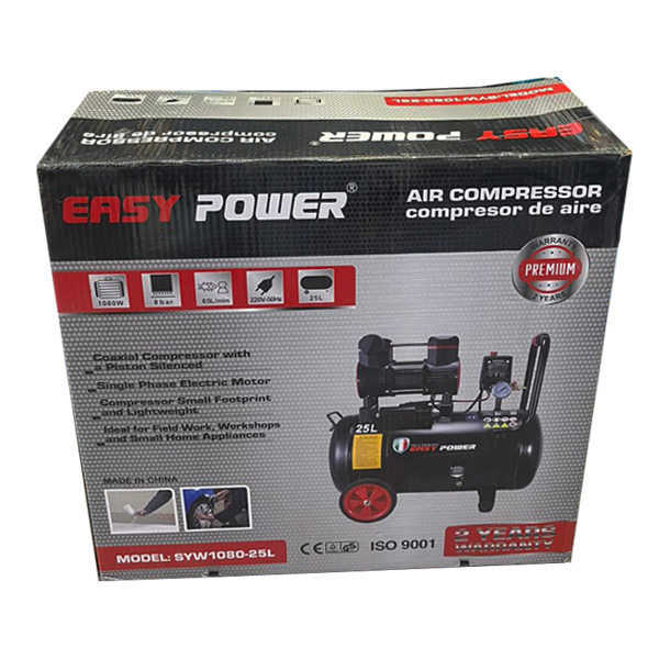 کمپرسور باد ایزی پاور مدل SYW-25L ظرفیت 25 لیتر
