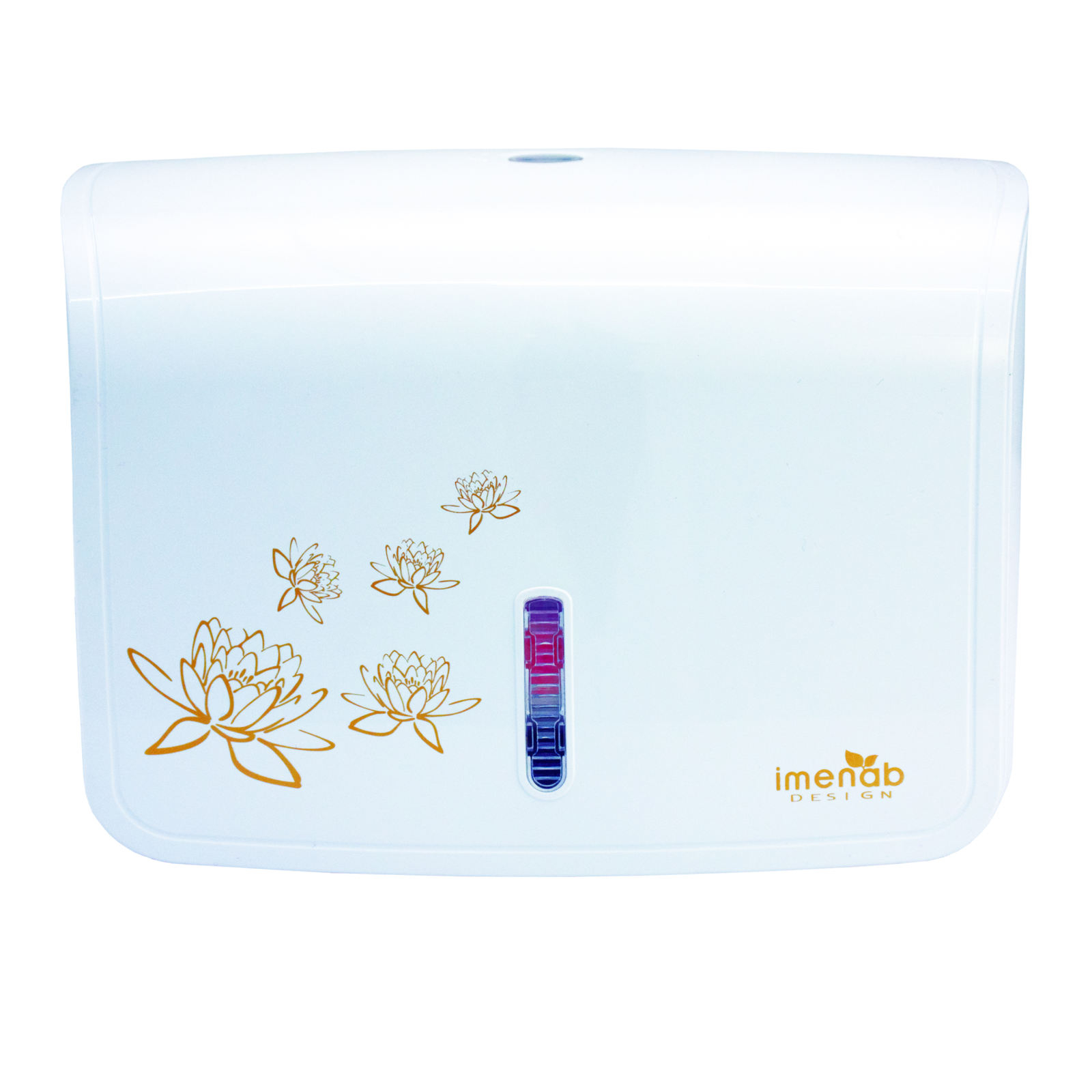 پایه رول دستمال کاغذی ایمن آب طرح نیلوفر مدل ورونا