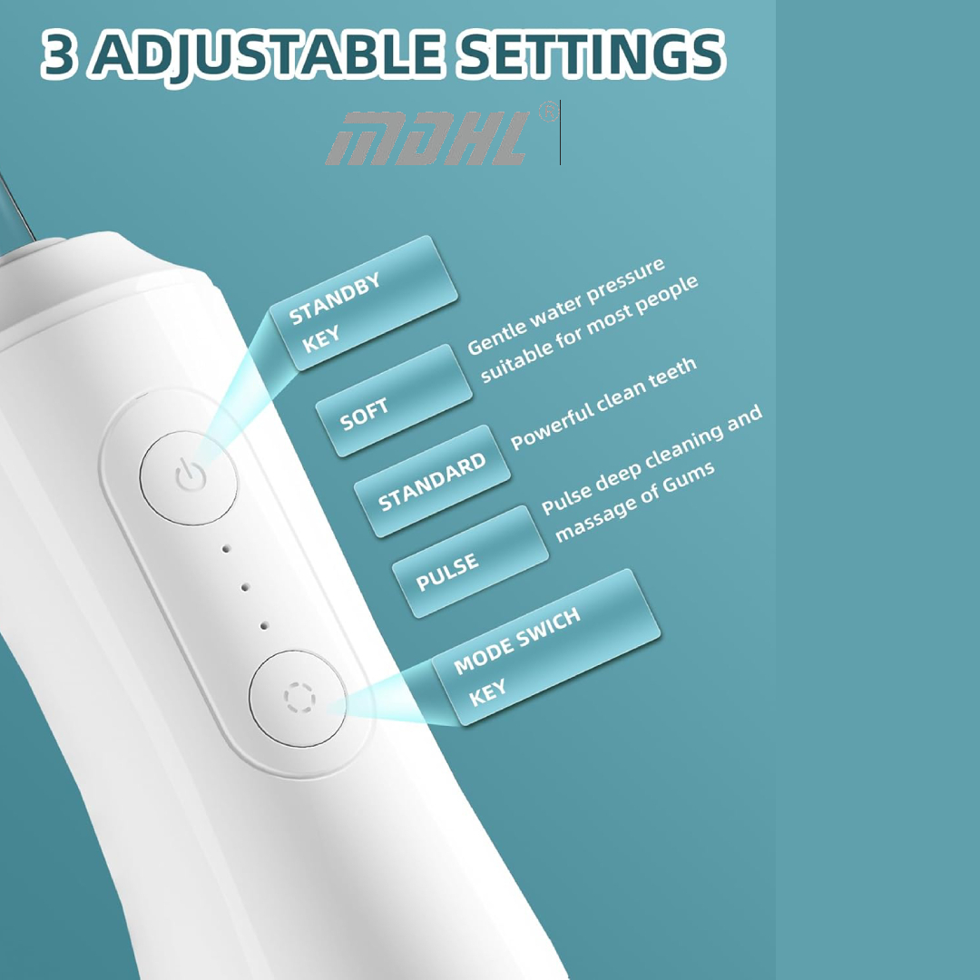دستگاه شست و شوی دهان و دندان شارژی ام دی اچ ال مدل MD-6690 به همراه 4 سری