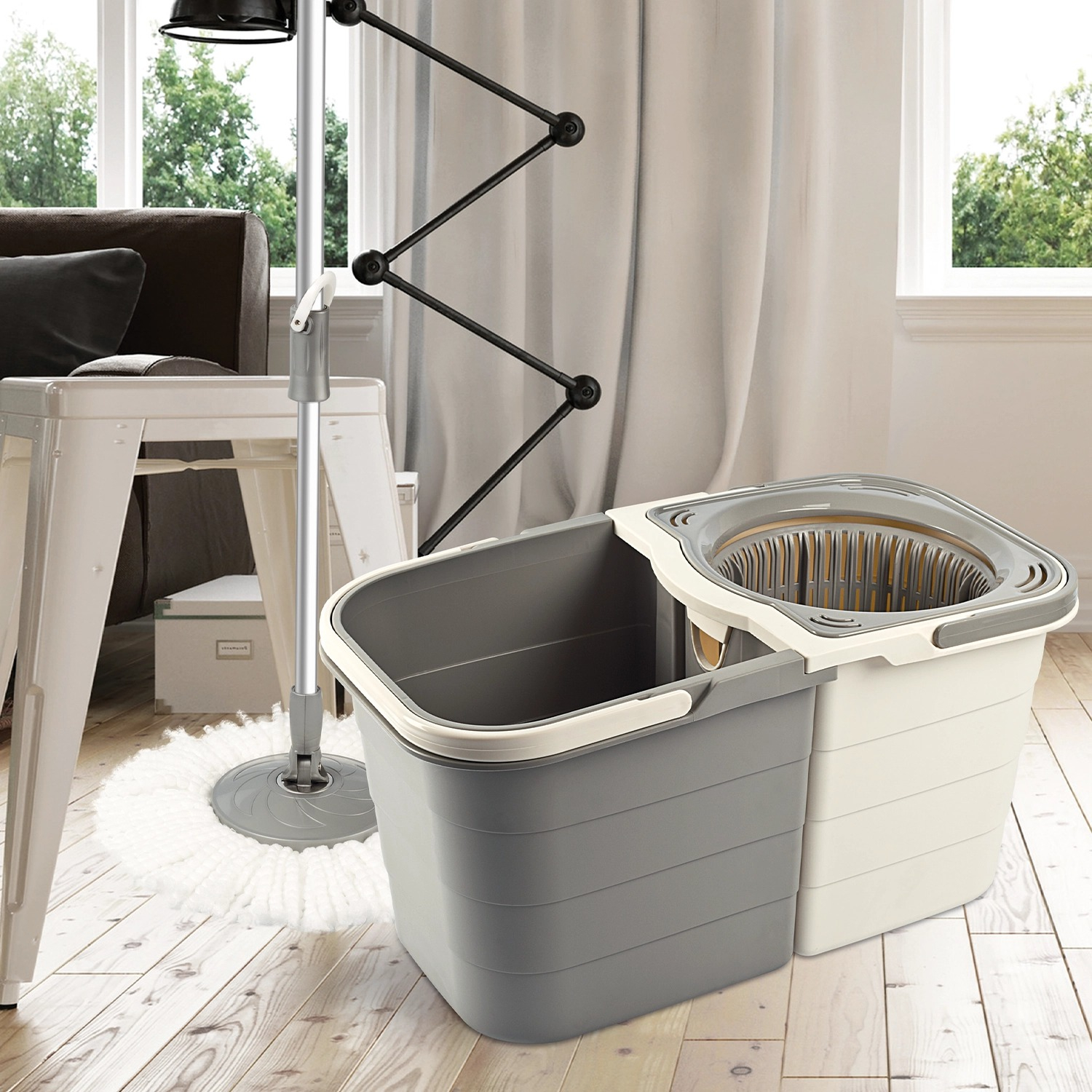 ست سطل و زمین شوی مدل موپ