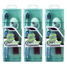 ست مراقبت از دهان و دندان کانفیدنت مدل ارتودنسی مجموعه 3 عددی