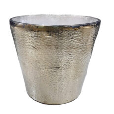 سطل زباله مدل آلومینیوم طرح چکشی