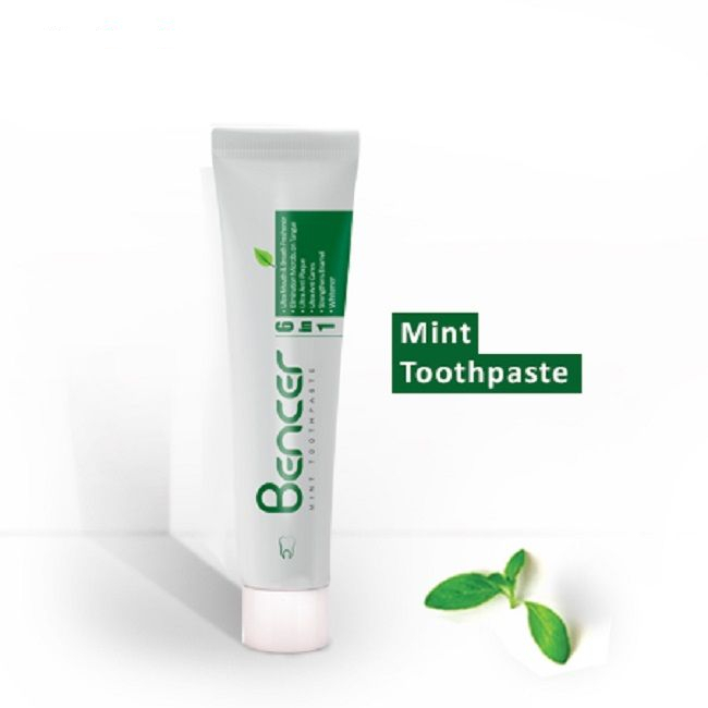 خمیر دندان بنسر مدل Mint حجم 80 میلی لیتر بسته 12 عددی