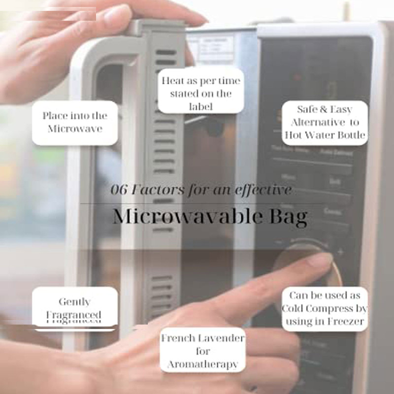 کیسه تسکین درد هیاهو مدل آروماتراپی اسانس رزماری کد Wheat-14x12