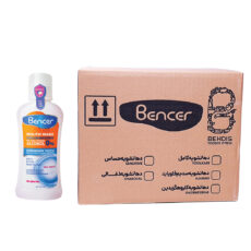 دهان شویه بنسر مدل کلرهگزیدین حجم 400 میلی لیتر بسته 12 عددی