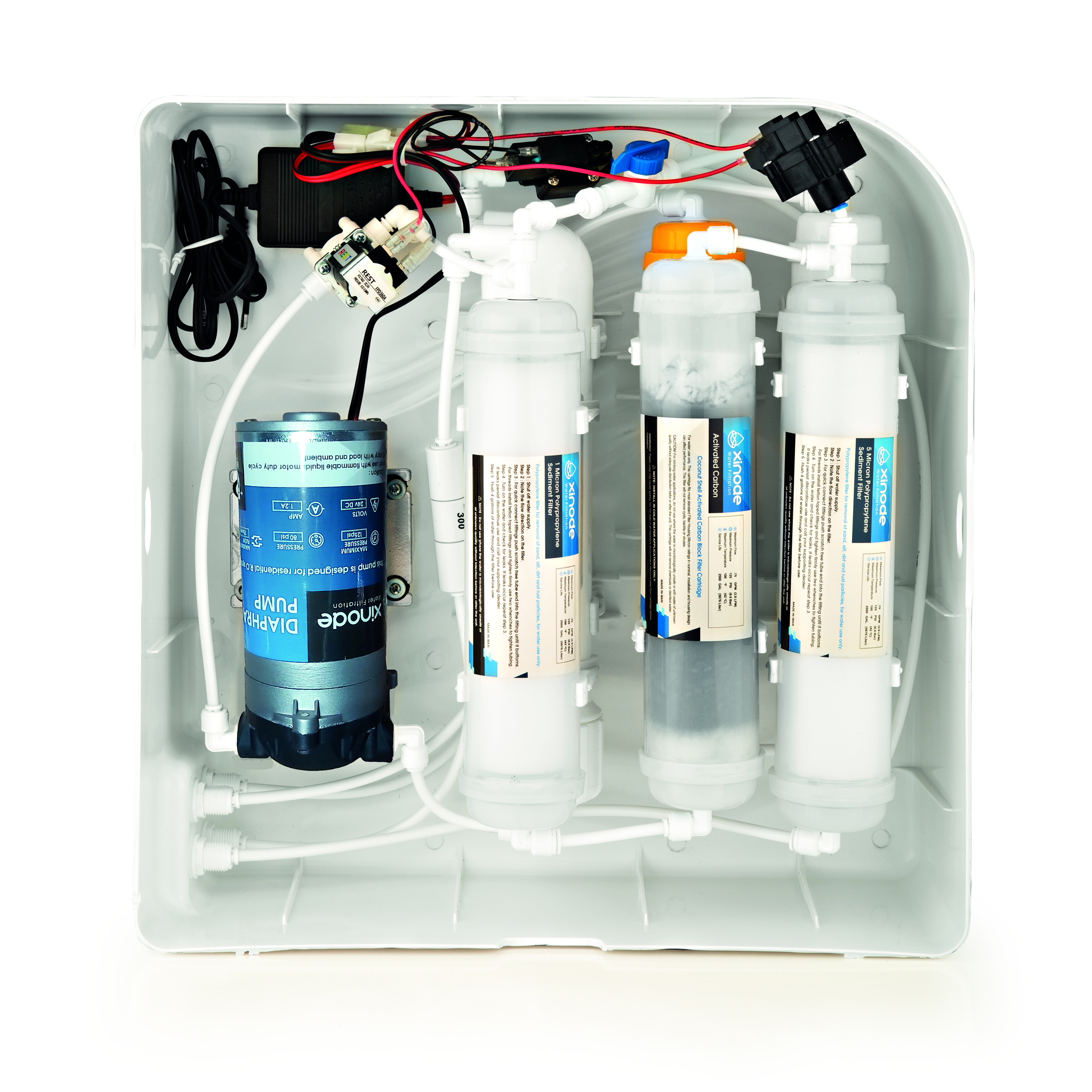 دستگاه تصفیه کننده آب زینود مدل کیسی CX107-WTDSM به همراه سختی سنج TDS-3