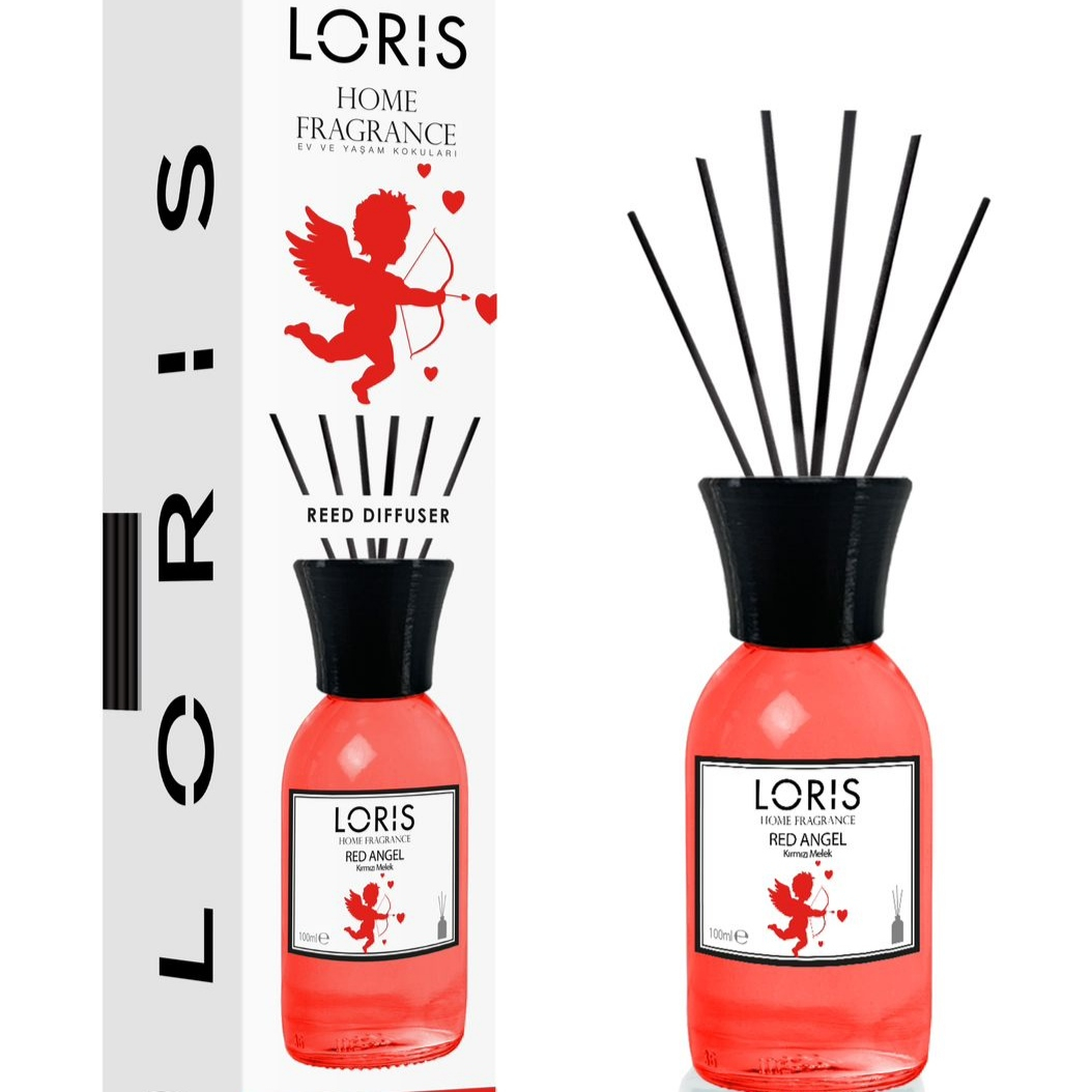 اسانس خوشبو کننده هوا لوریس مدل فرشته قرمز حجم 100 میلی لیتر