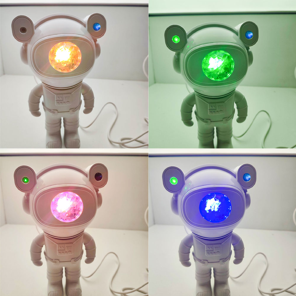 رقص نور مدل لیزری فضانورد طرح کهکشان