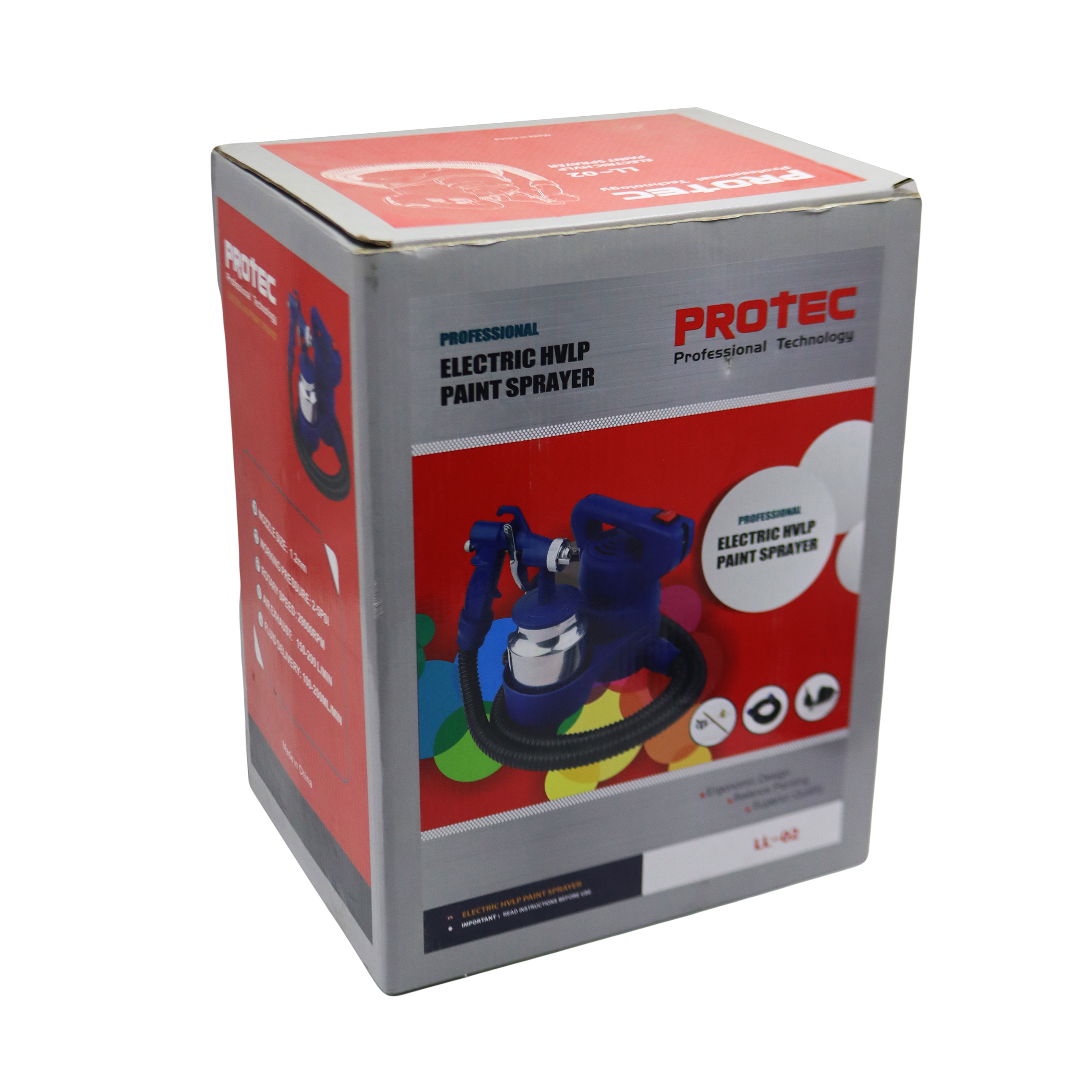 پیستوله رنگ پاش برقی پروتک مدل  YP-LL-02