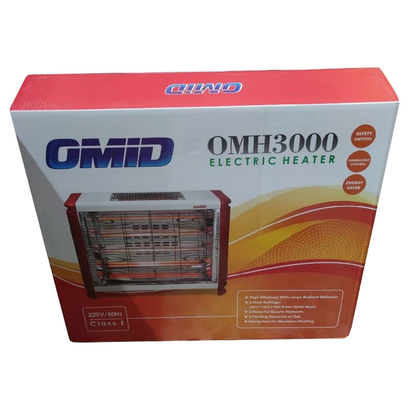 بخاری برقی امید مدل OMH-2200