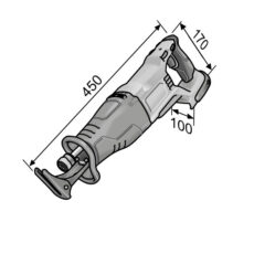اره افقی بر شارژی فلکس مدل RSP DW 18.0-EC/5.0 Set