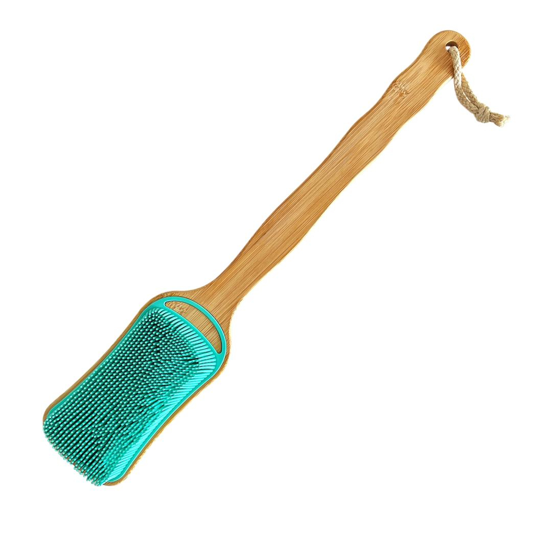 ماساژور سر و بدن مدل سیلیکونی دسته دار کد 13591