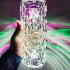 اسپیکر بلوتوثی قابل حمل مدل رقص نور دار طرح منشوری