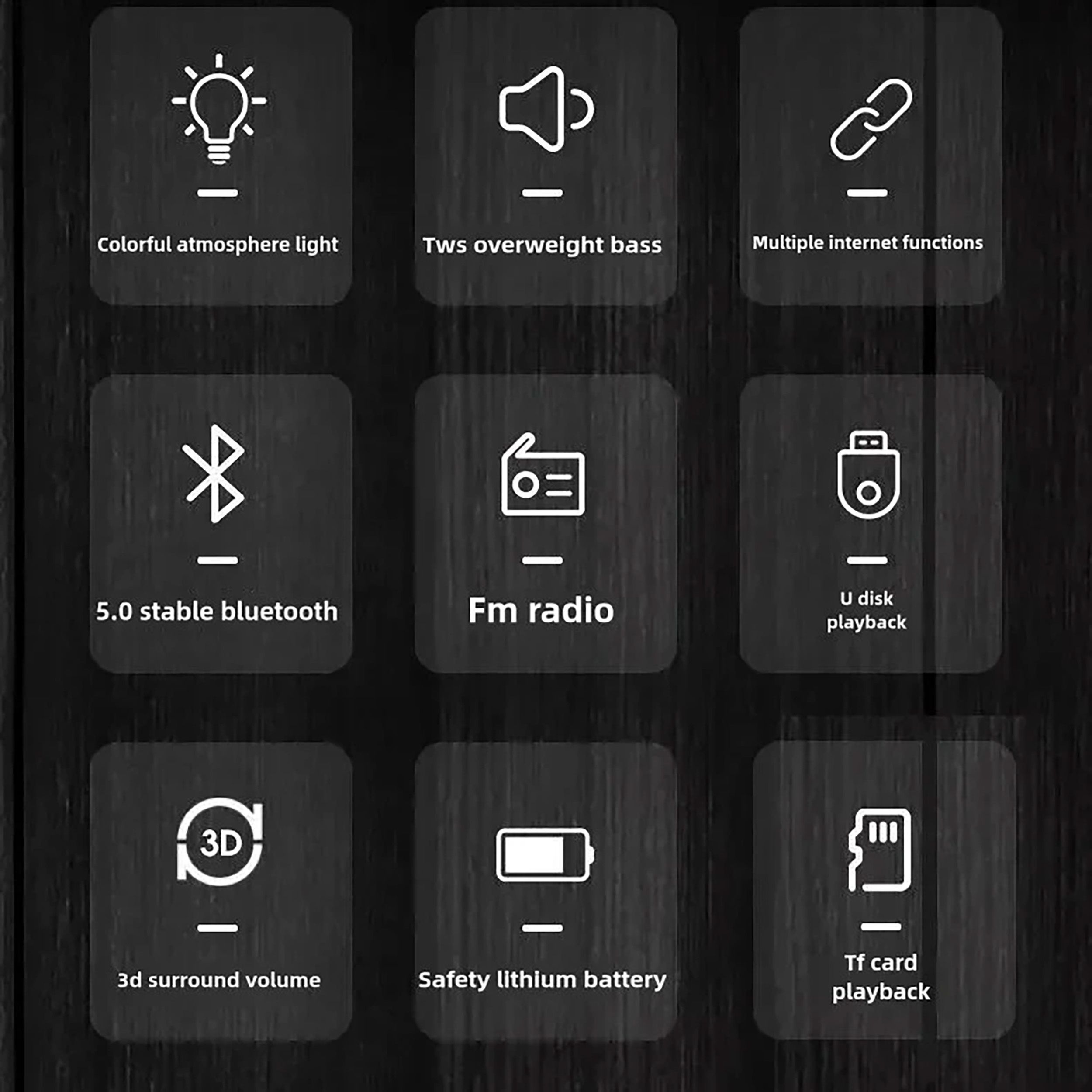 اسپیکر بلوتوثی مدل GLAZE - 4