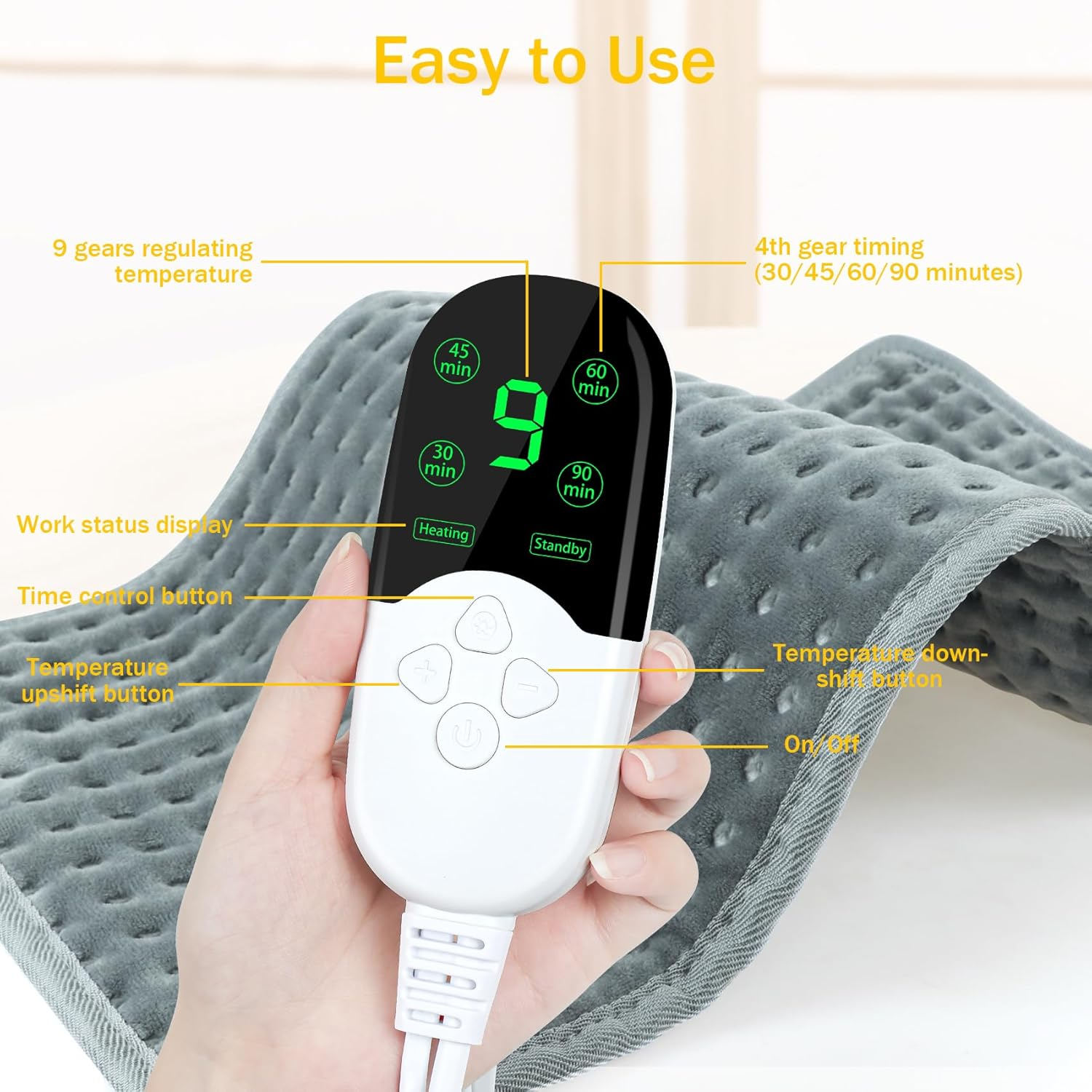 تشکچه برقی مدل JH-2 سایز 30*60 سانتی متر