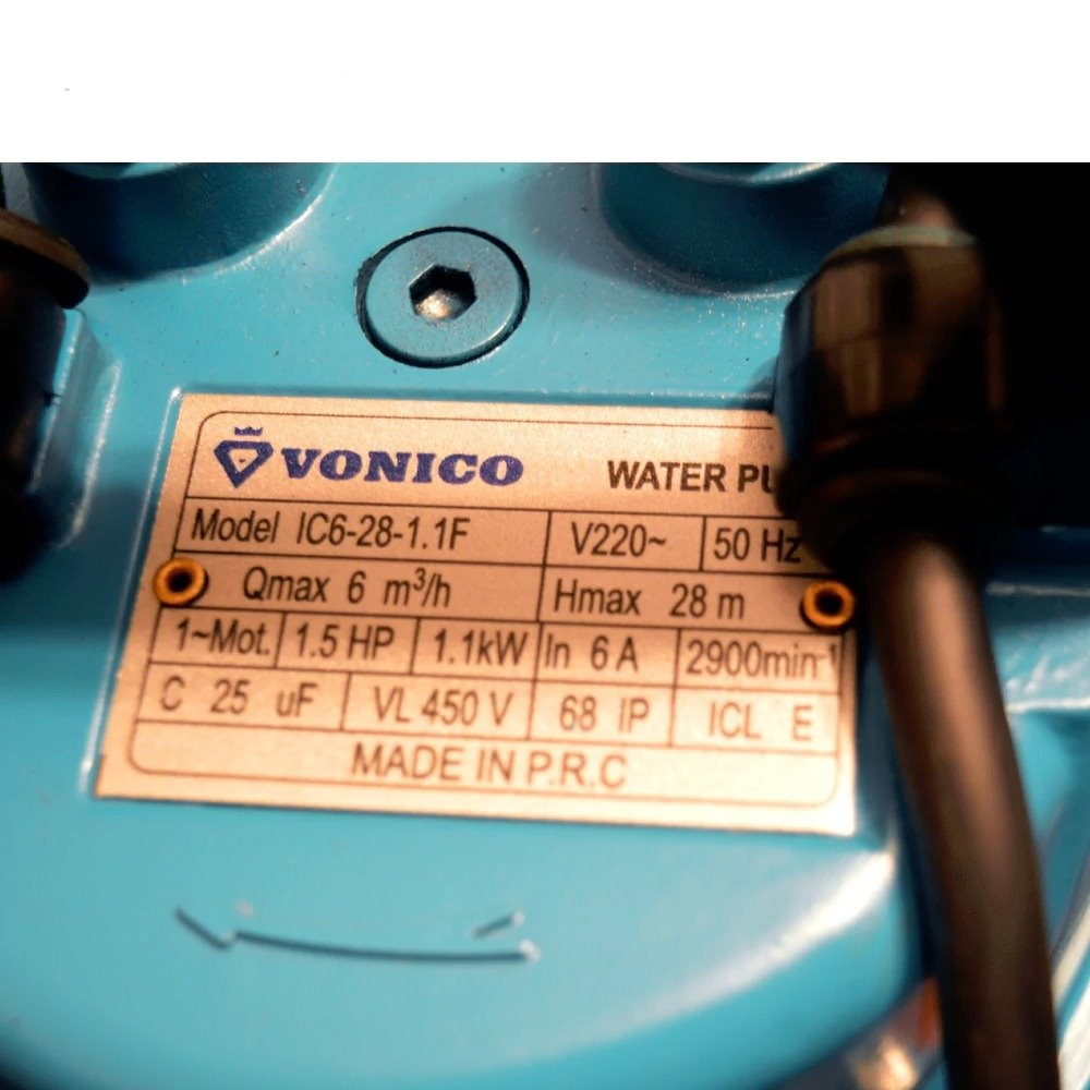 پمپ کف کش ونیکو مدل  (IC6-28-1.1KW/1.5HP(F