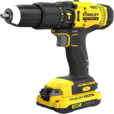 دریل پیچ گوشتی شارژی چکشی سه نظام 13 میلیمتری 18 ولت استنلی مدل FATMAX