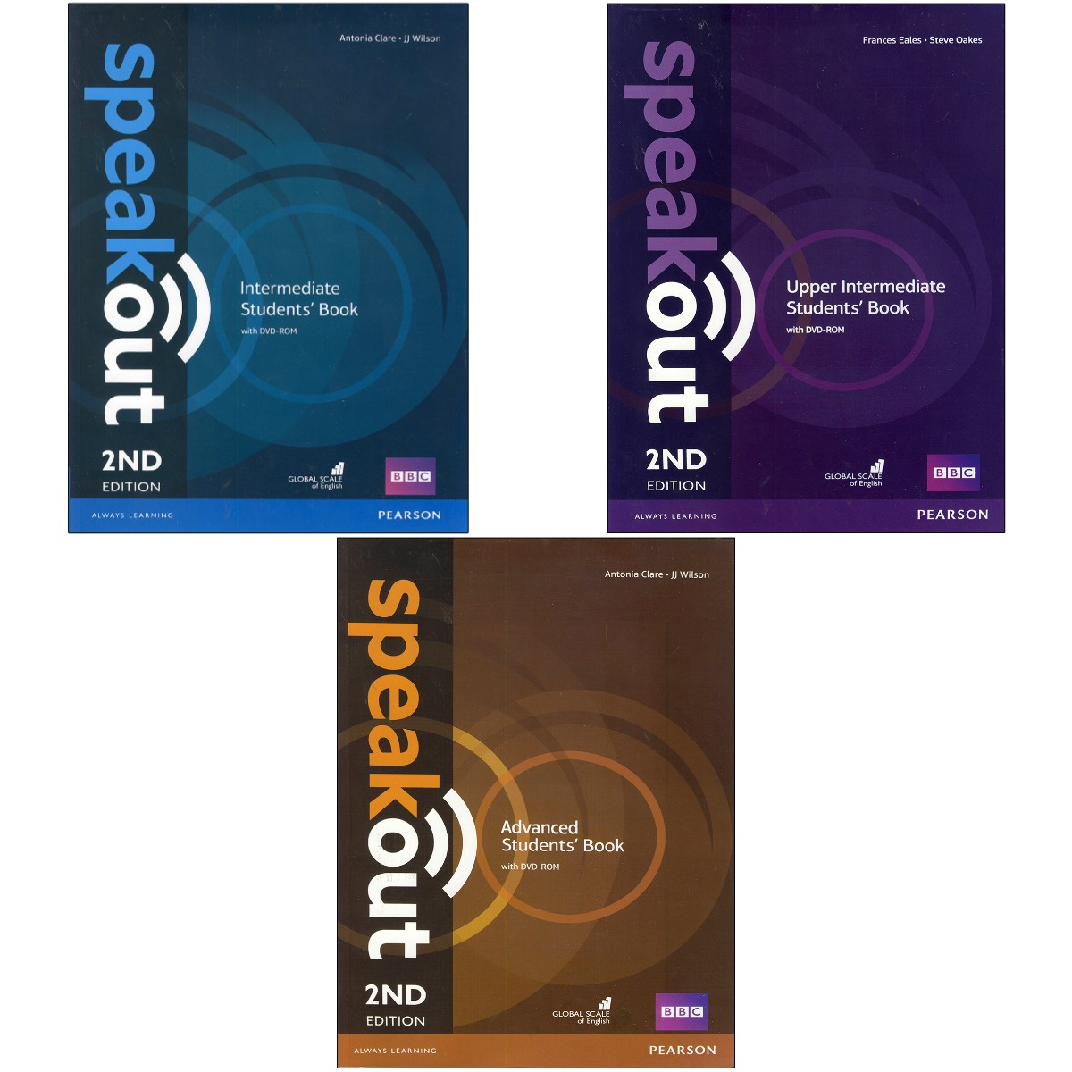 کتاب Speakout 2nd اثر Antonia Clare and J.J.Wilson انتشارات پرسون 3 جلدی