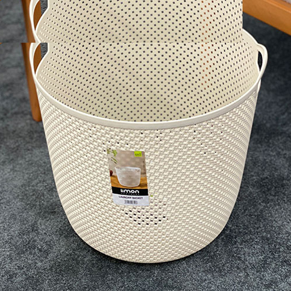 سبد رخت چرک لیمون مدل گرد کد DH446