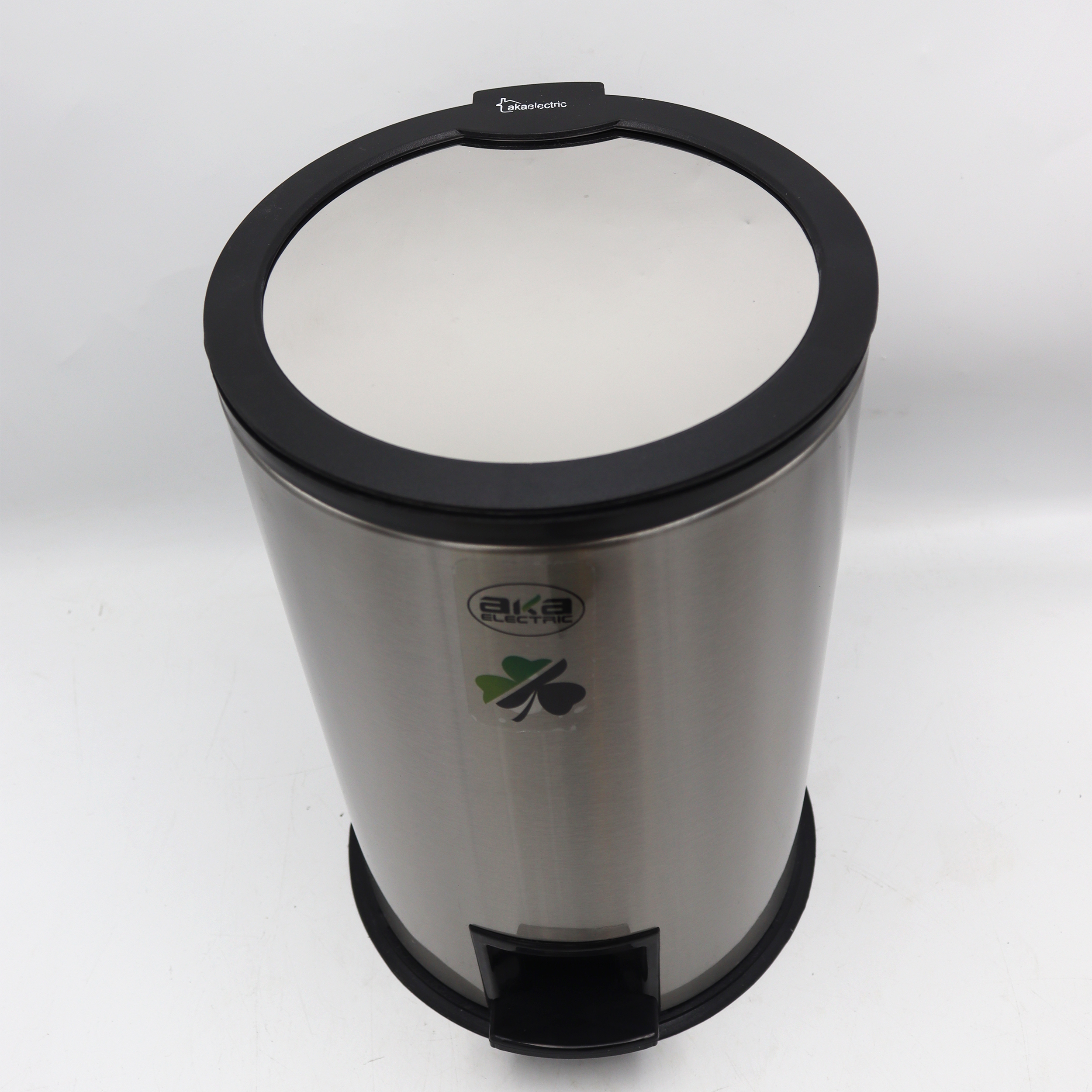 سطل زباله پدالی آکا الکتریک مدل آینه ای کد YP-SADE-05L ظرفیت 5 لیتری