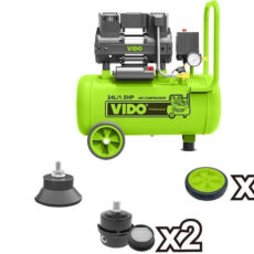 کمپرسور باد سایلنت ویدو مدل WD060212415 ظرفیت 24 لیتر