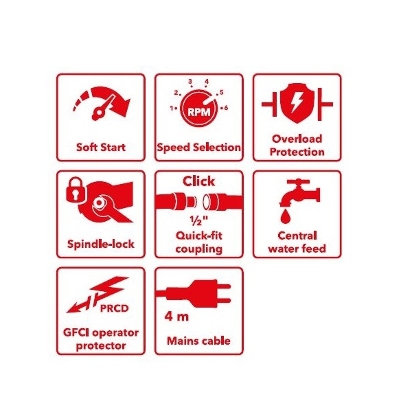 دستگاه پولیش سنگ فلکس مدل LE 12-3 100 WET-PRCD